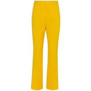 Stella McCartney Trouser Pants 7/8 Cropped Cuffed Tangerine 38 Small